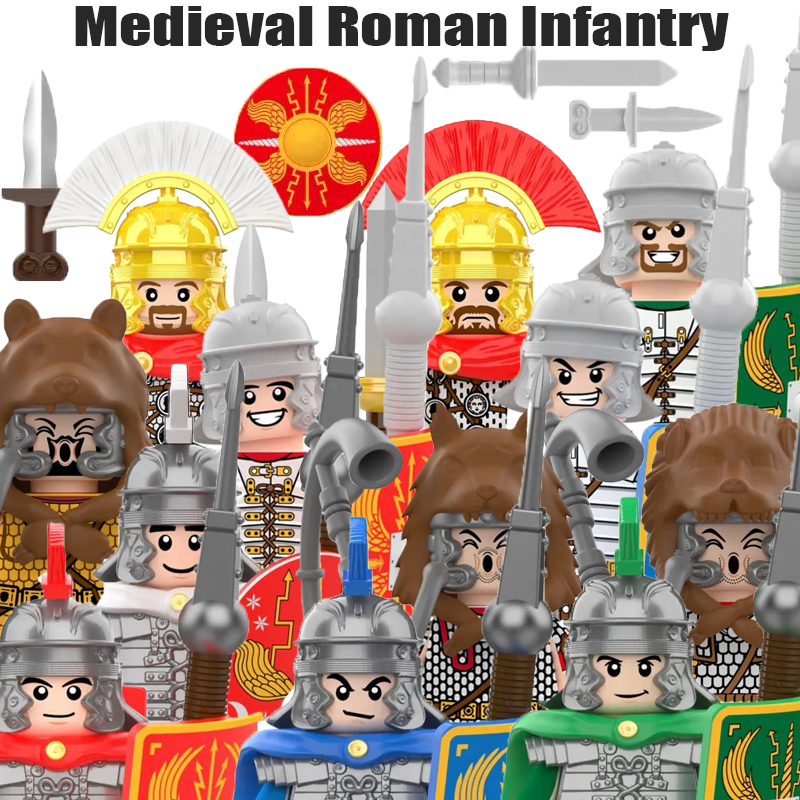 MOC Medieval Military Roman In - đánh giá và giá Lego Minifigure Holder