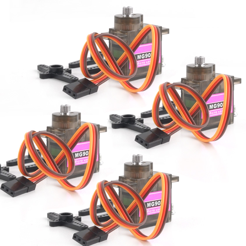4PCS 9g MG90S All Metal Gear M - đánh giá và giá Model Airplane Plastic