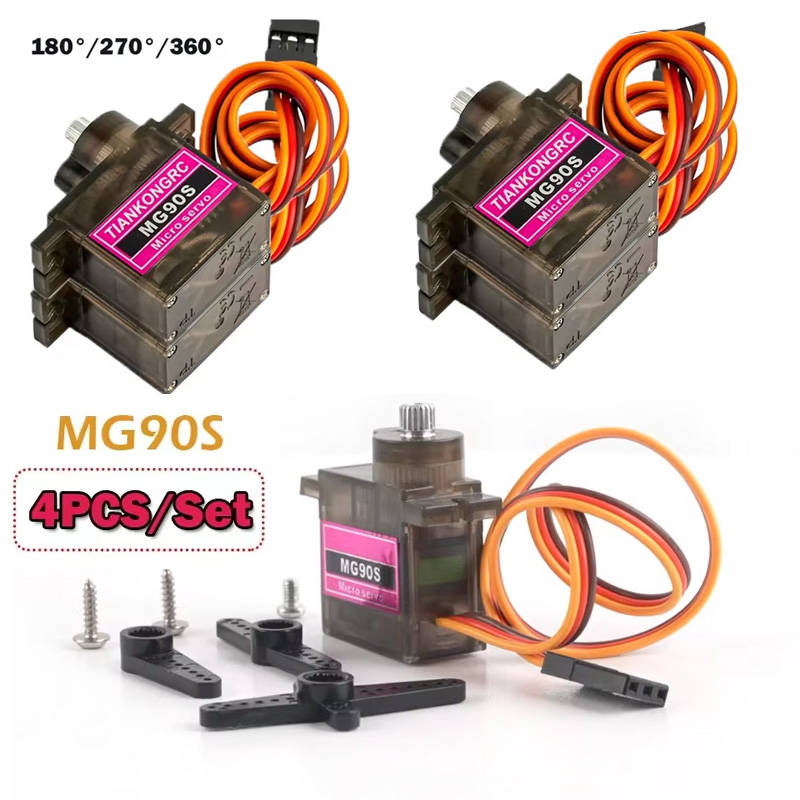 4PCS 9g MG90S All Metal Gear M - đánh giá và giá Model Airplane Plastic