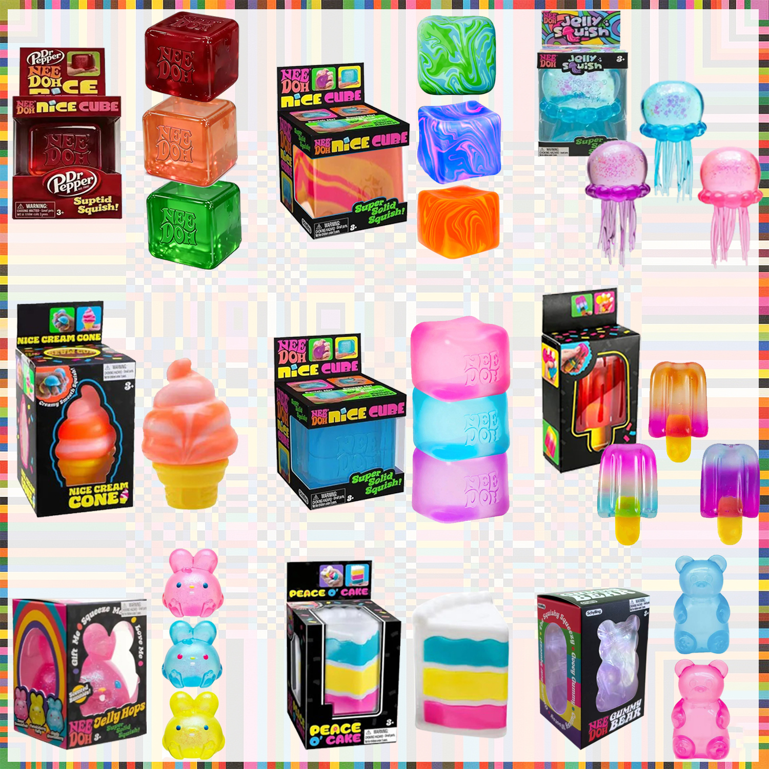 2026 Schylling Nee doh Gumdrop - đánh giá và giá Fidget Cube Original
