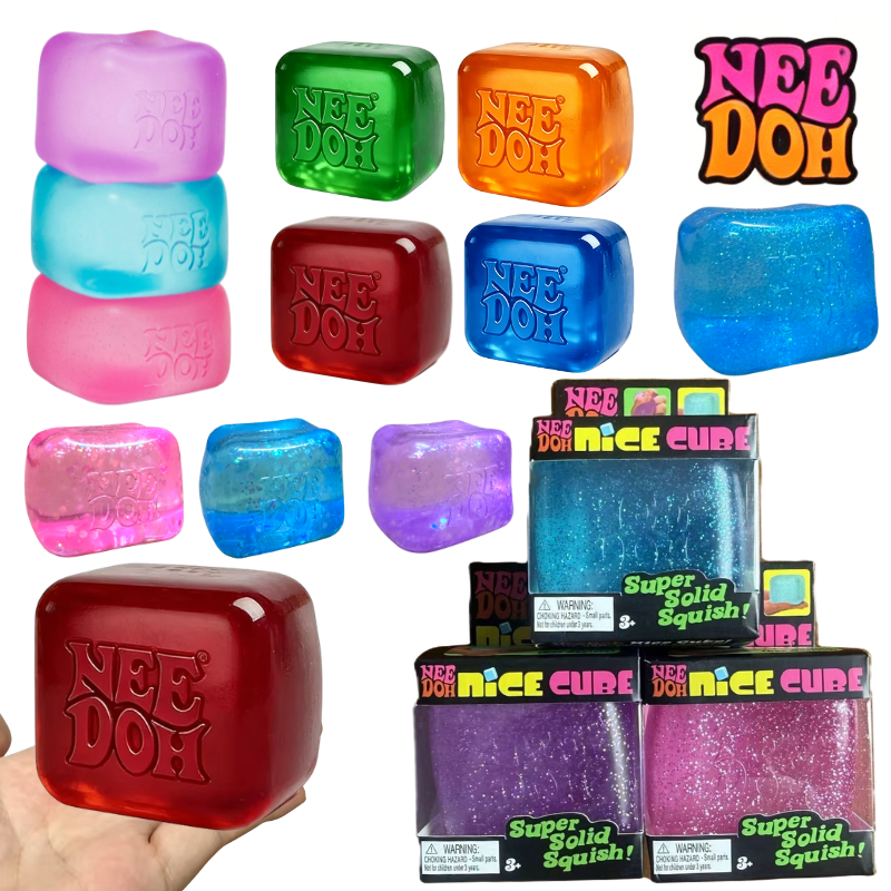 Needoh Nice Cube Sensory Stres - đánh giá và giá Fidget Cube Original