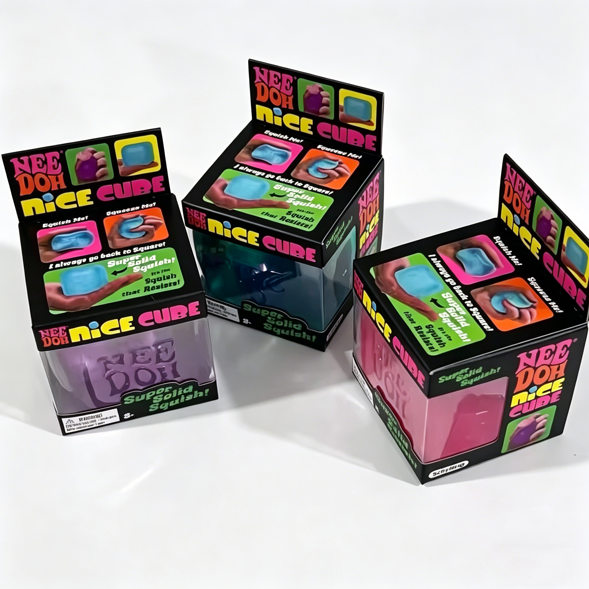 Needoh Nice Cube Sensory Stres - đánh giá và giá Fidget Cube Original