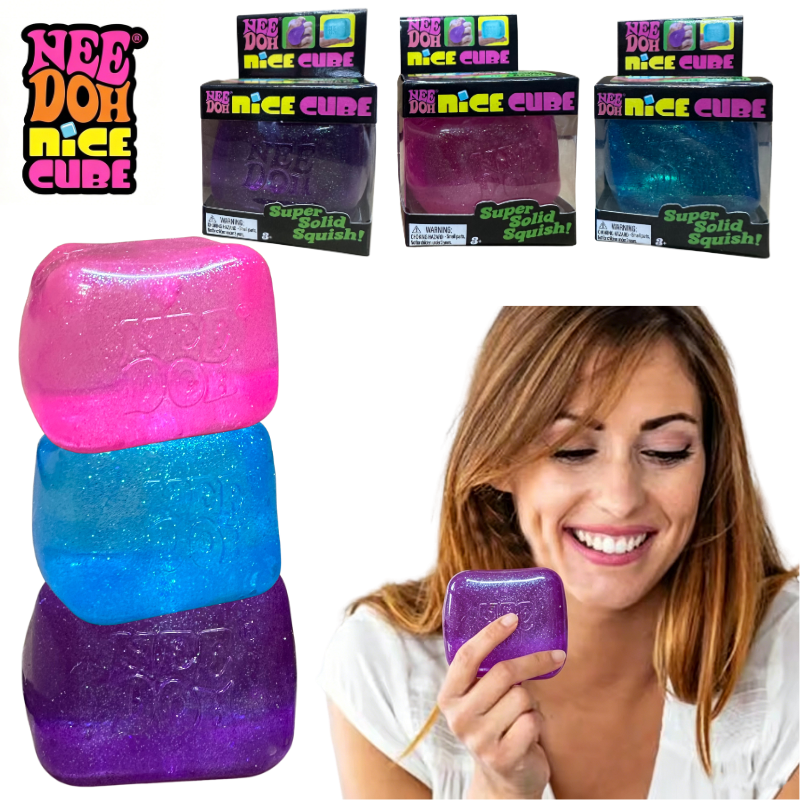 Schylling Nee Doh Glitter Cube - đánh giá và giá Fidget Cube Original