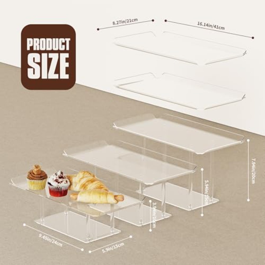 6 Pack Dessert Table Display S - đánh giá và giá Display Risers Set