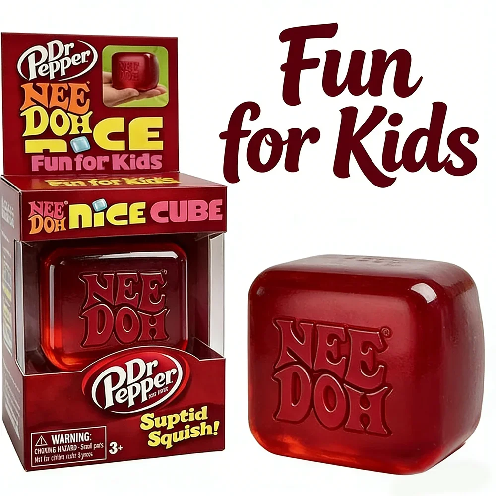 Dr Pepper x NeeDoh Nice Cube S - đánh giá và giá Fidget Cube Original