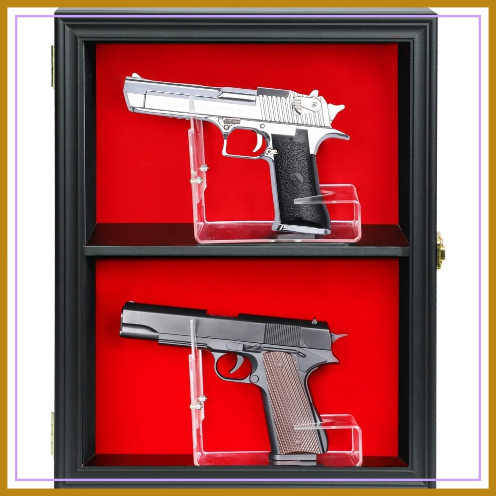 Lockable Wall Mount Gun Displa - đánh giá và giá Display Case Acrylic