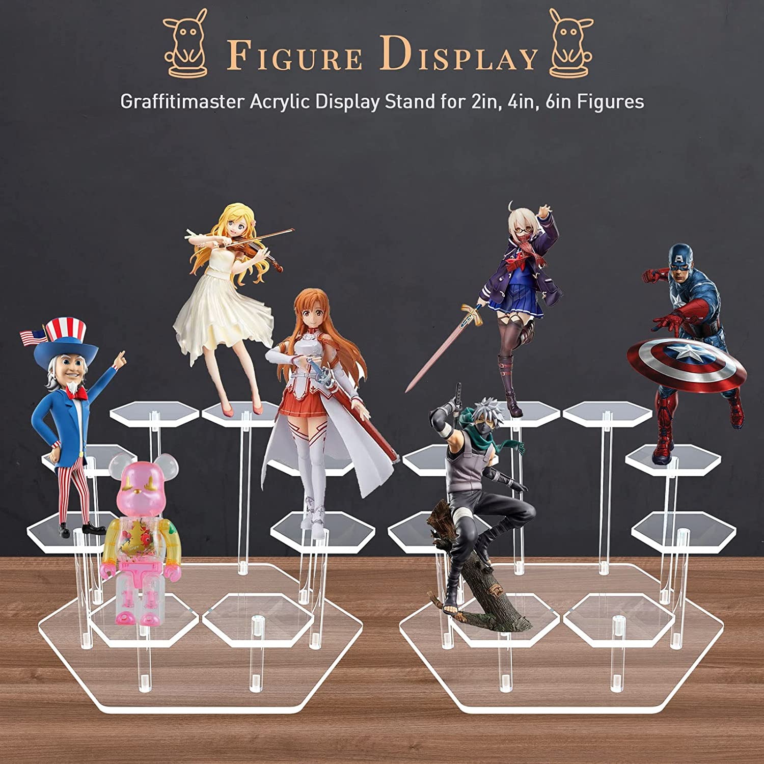 8/9 Tier Acrylic Display Stand - đánh giá và giá Pop Display Shelf