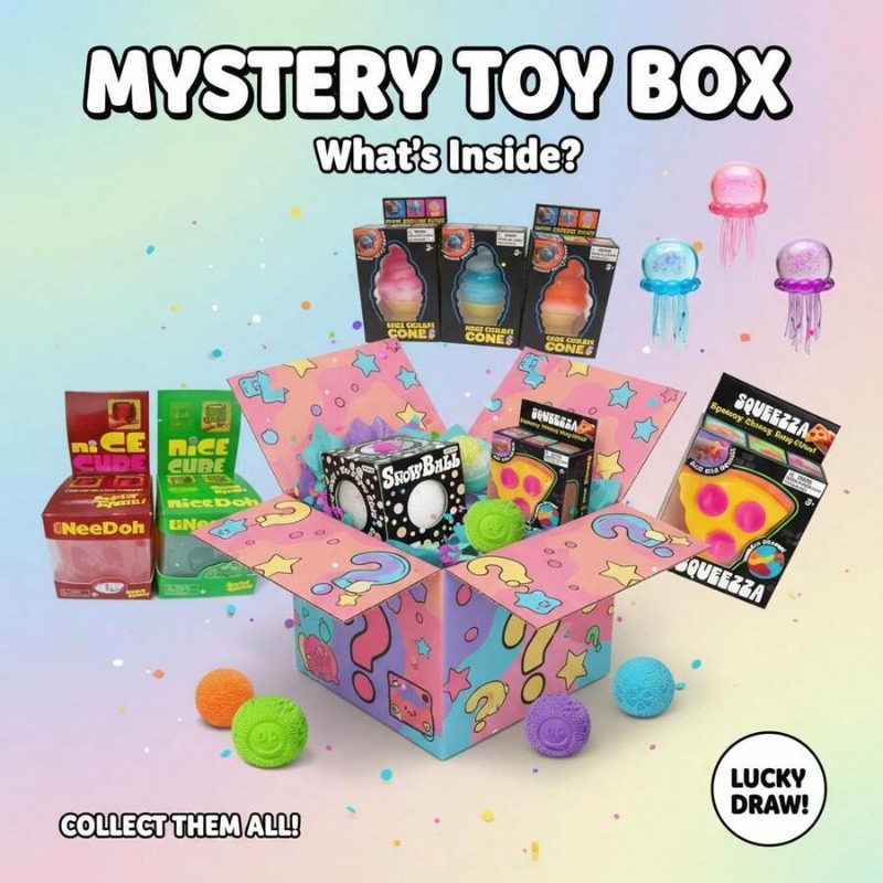 Cute Food & Ocean Squishy Blin - đánh giá và giá Mystery Box Blind Bag