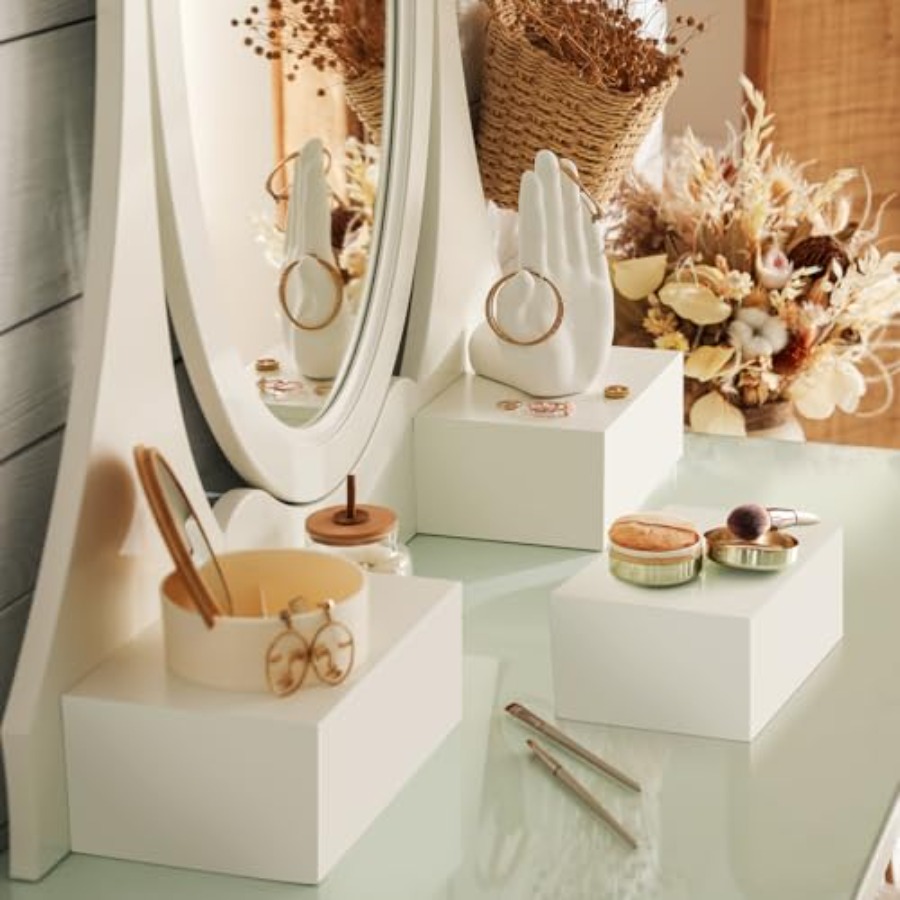 Buffet Risers Set of 10 Acryli - đánh giá và giá Display Risers Set