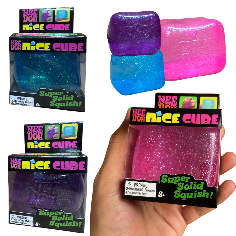 Schylling Nee Doh Glitter Cube - đánh giá và giá Fidget Cube Original