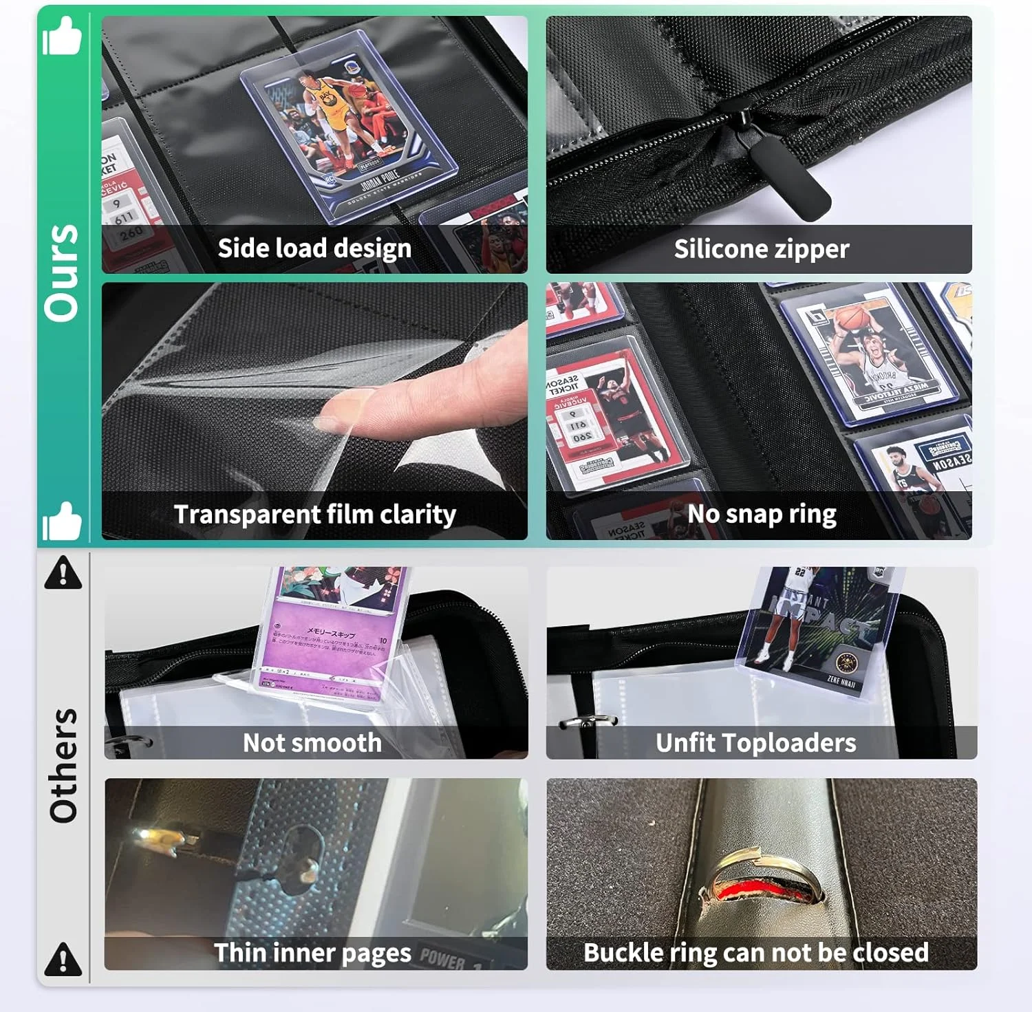 Card Binder, 9-Pocket Trading  - đánh giá và giá Trading Card Binder
