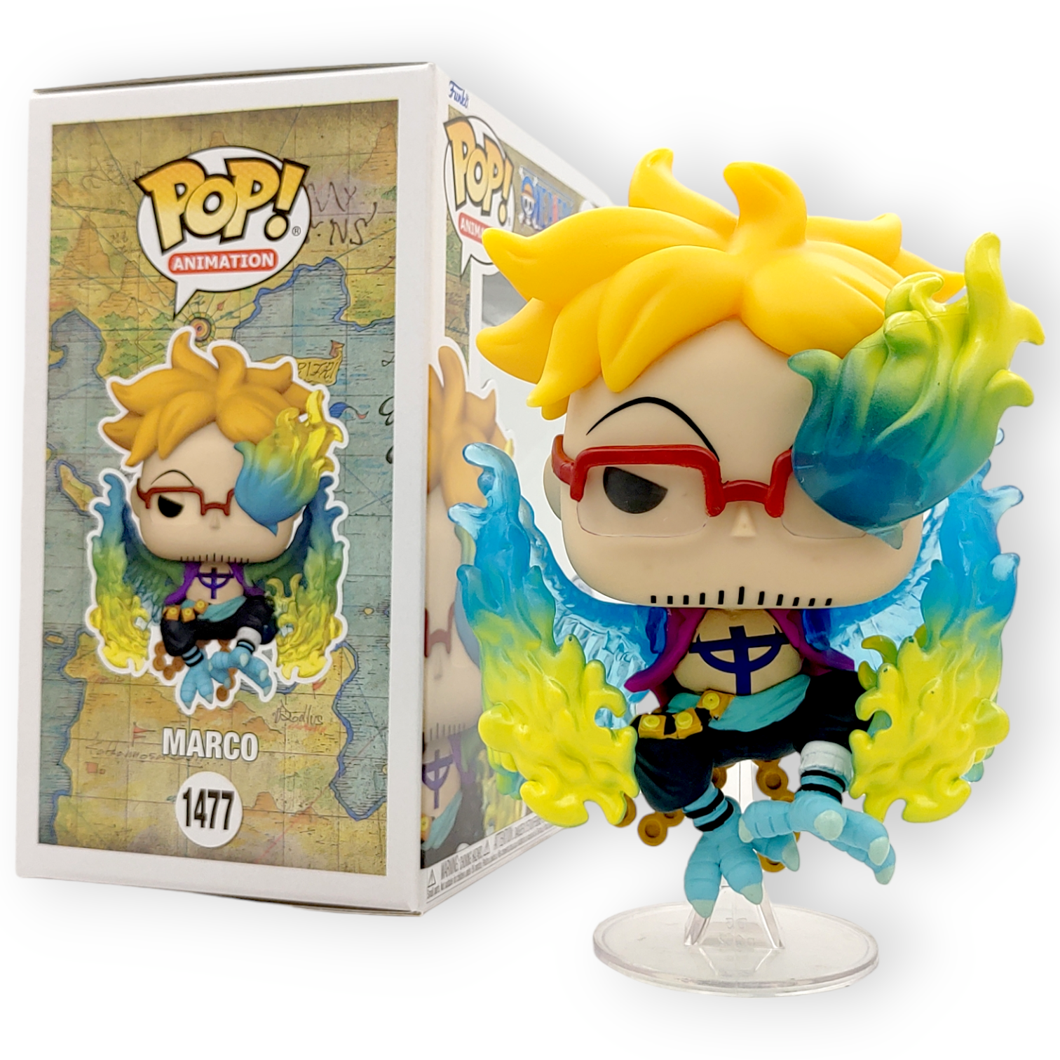 One Piece Marco #1477 Figure F - đánh giá và giá Funko Pop Protector