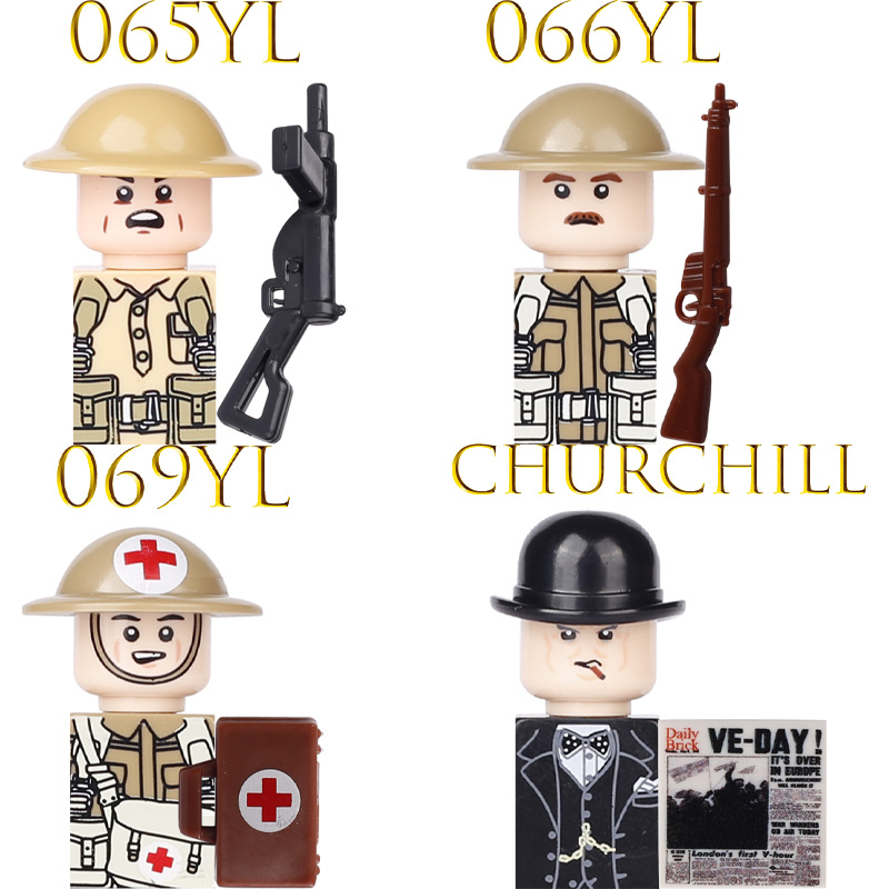 Kids Toy WW2 Military Army Act - đánh giá và giá Lego Minifigure Holder