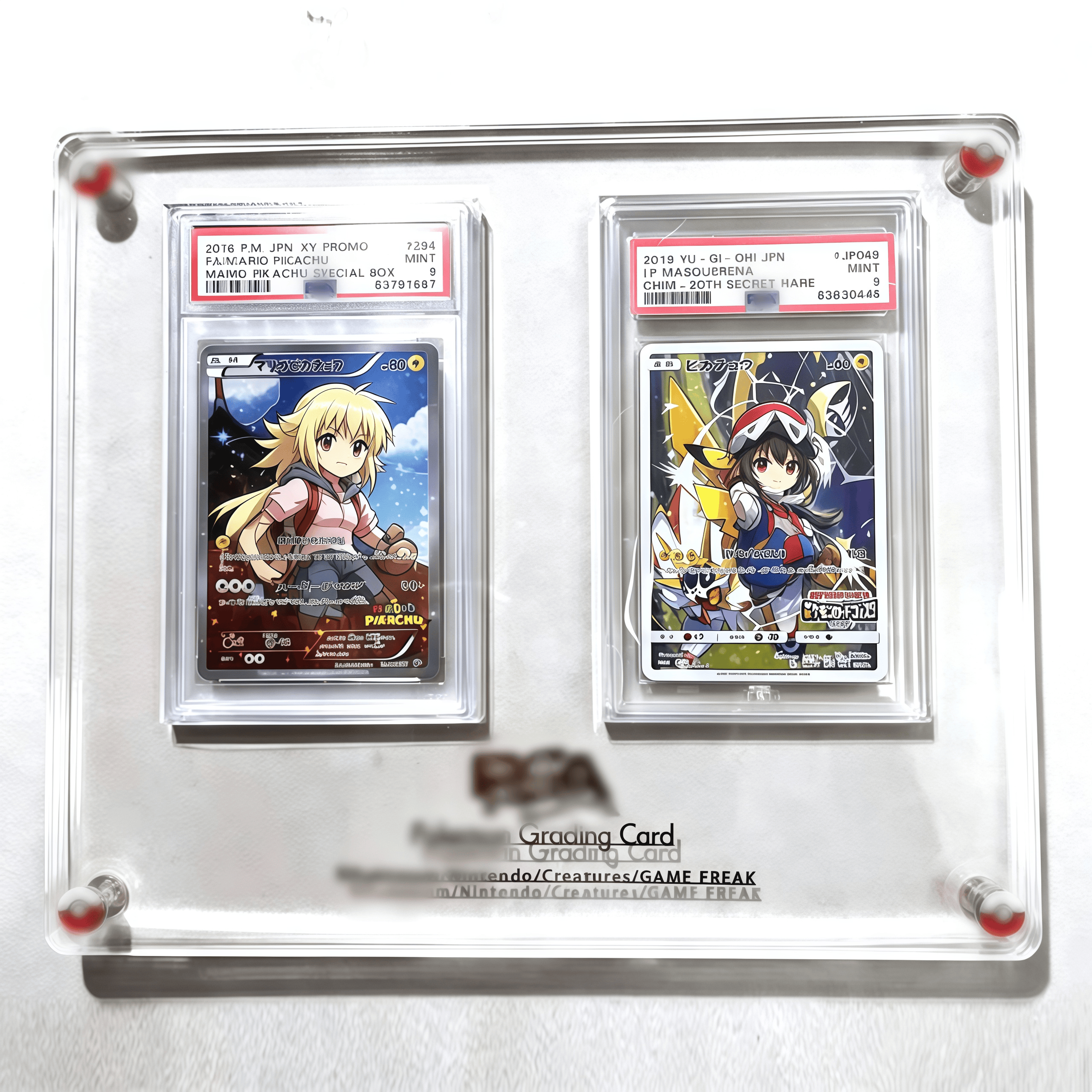 PTCG Pokemon Yu-Gi-Oh Rating G - đánh giá và giá Graded Card Display