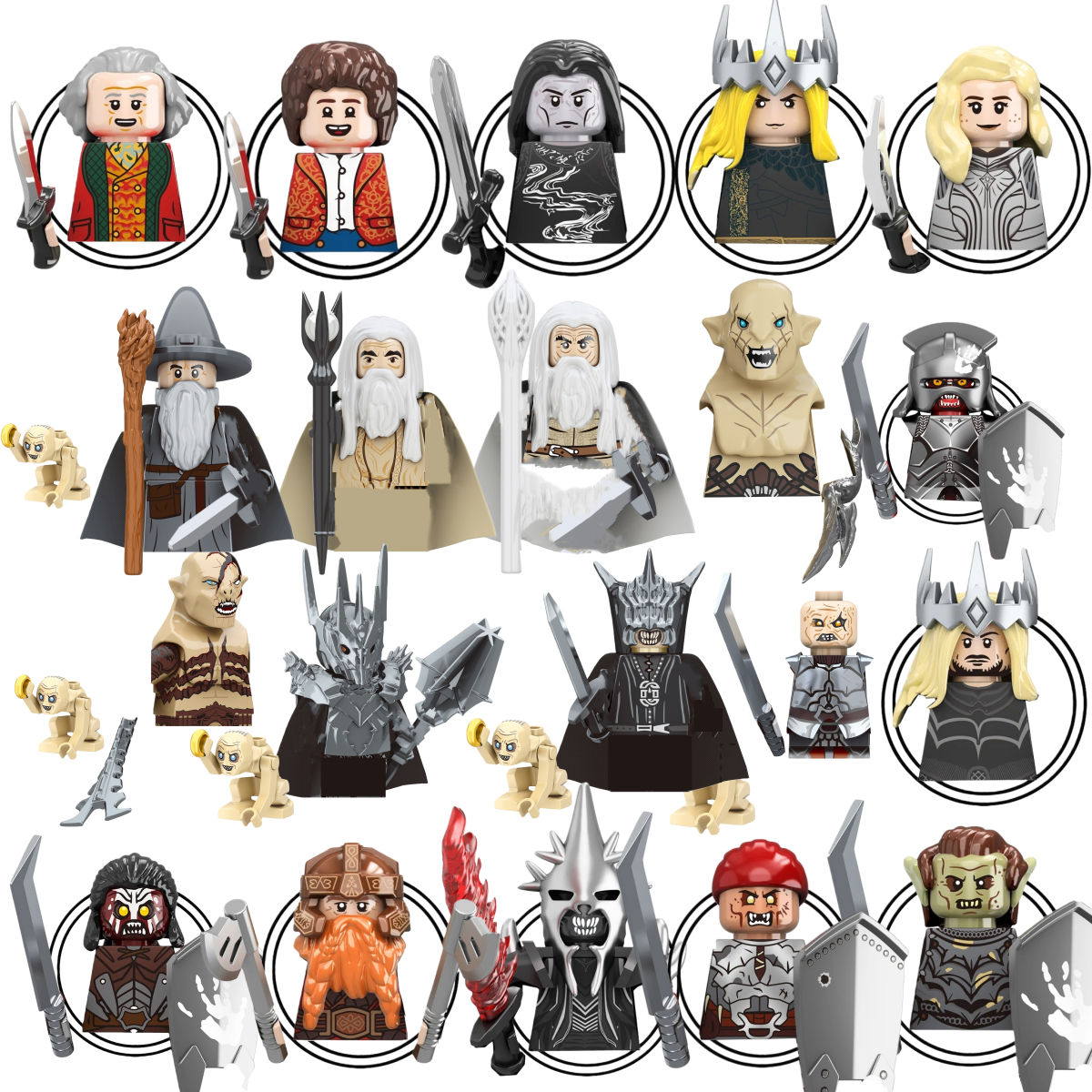 Blind Box TV6409 Mini Action F - đánh giá và giá Building Block Mini