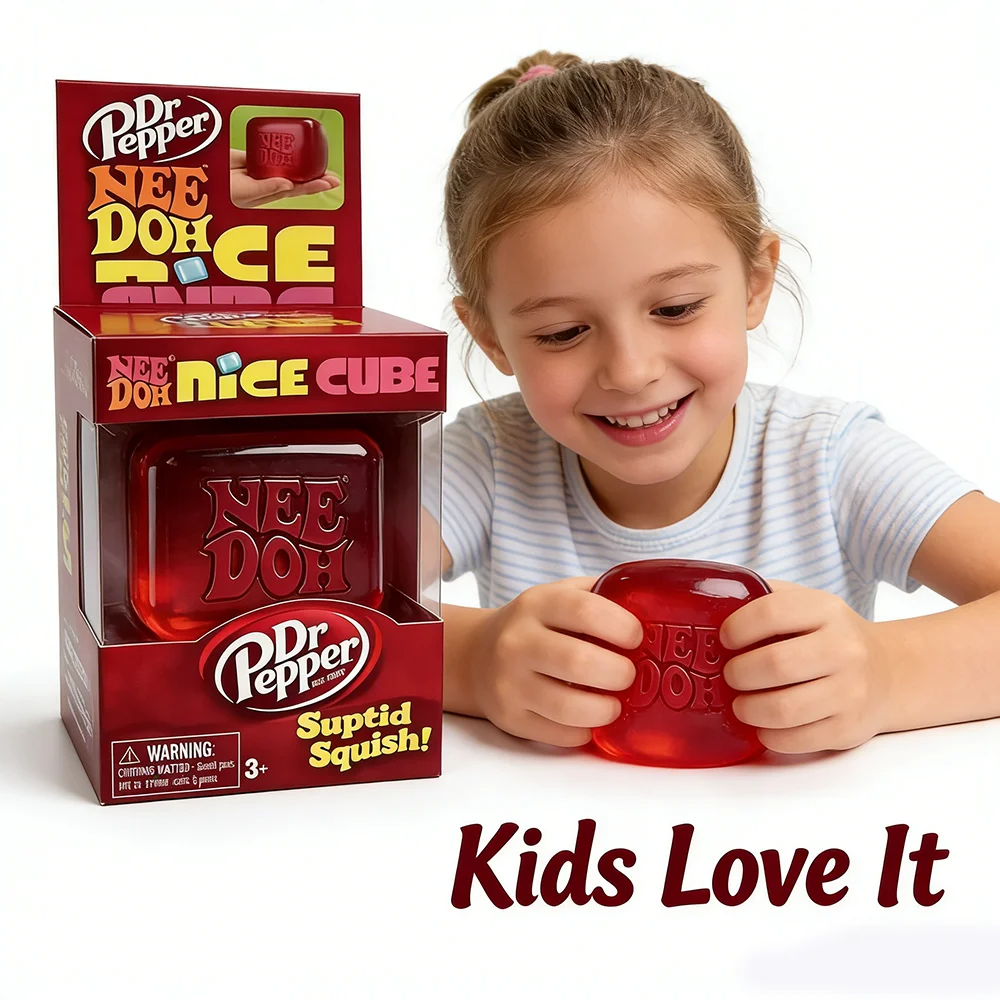 =* Dr Pepper x NeeDoh Nice Cub - đánh giá và giá Fidget Cube Original