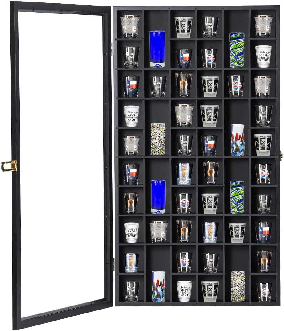 Large Shot Glass Display Case, - đánh giá và giá Display Case Acrylic
