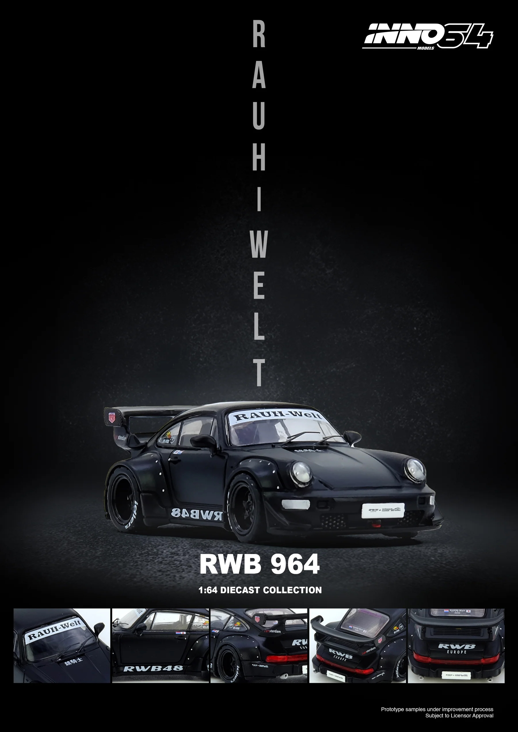 INNO64 1:64 Porsche 911 RWB 96 - đánh giá và giá Die Cast Car 1 64