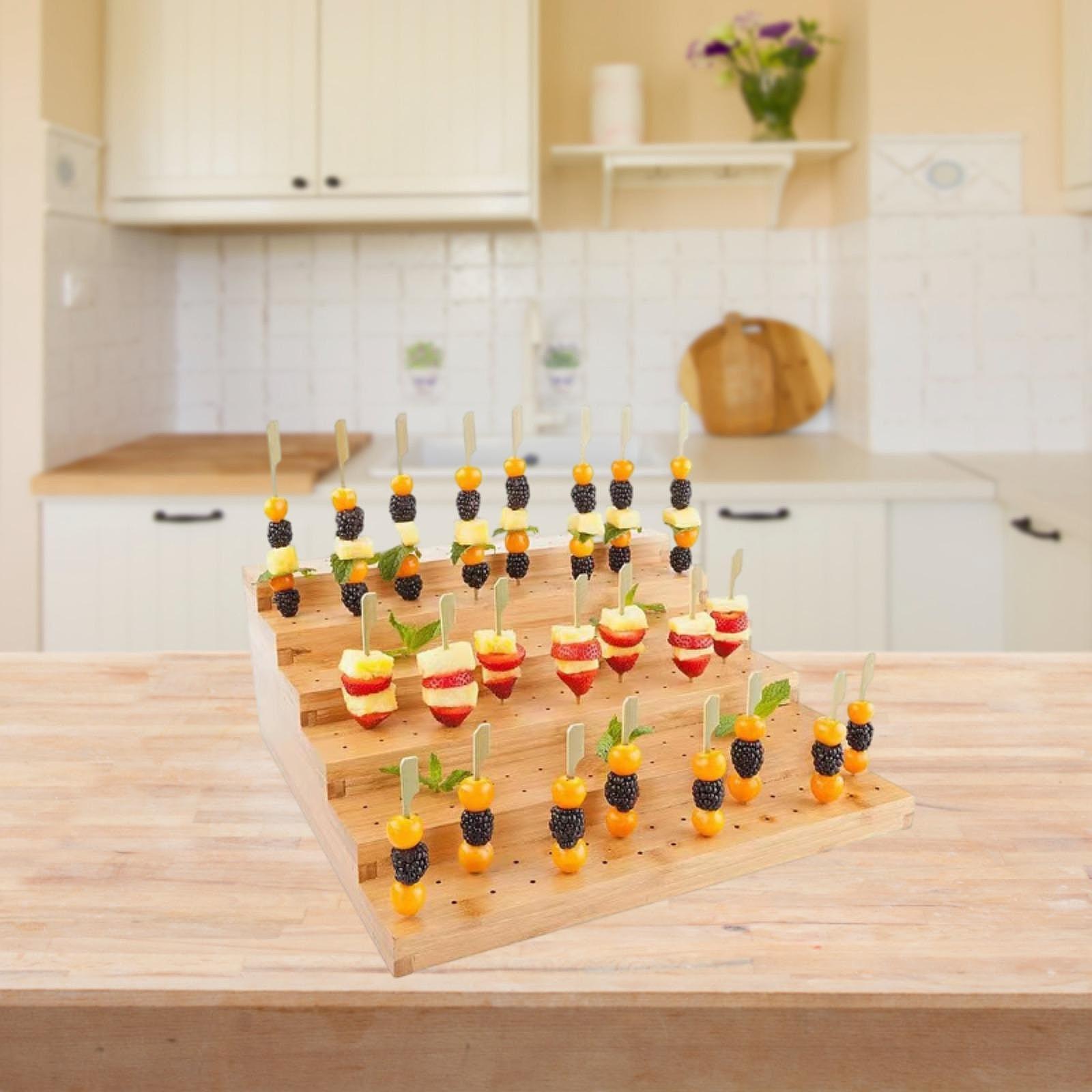 Wood Lollipop Holder Portable  - đánh giá và giá Display Risers Set