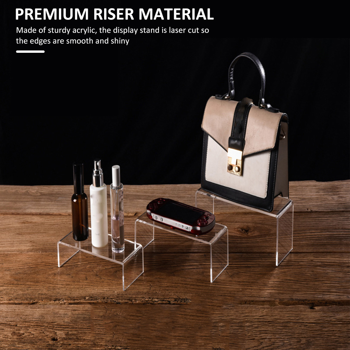 3/6/9Pcs Acrylic Display Stand - đánh giá và giá Display Risers Set
