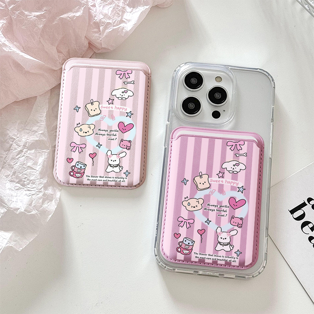 Cute Girly Sketch Style Leathe - đánh giá và giá Card Top Loader