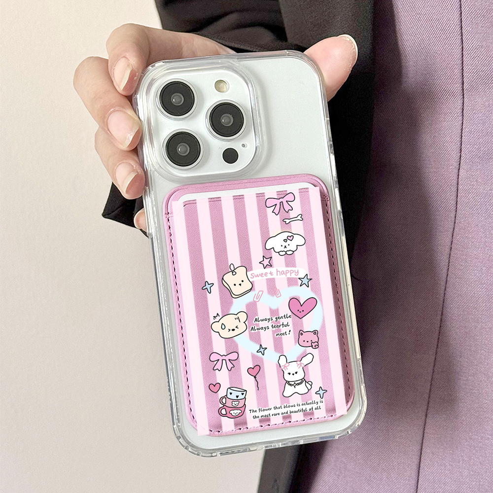 Cute Girly Sketch Style Leathe - đánh giá và giá Card Top Loader