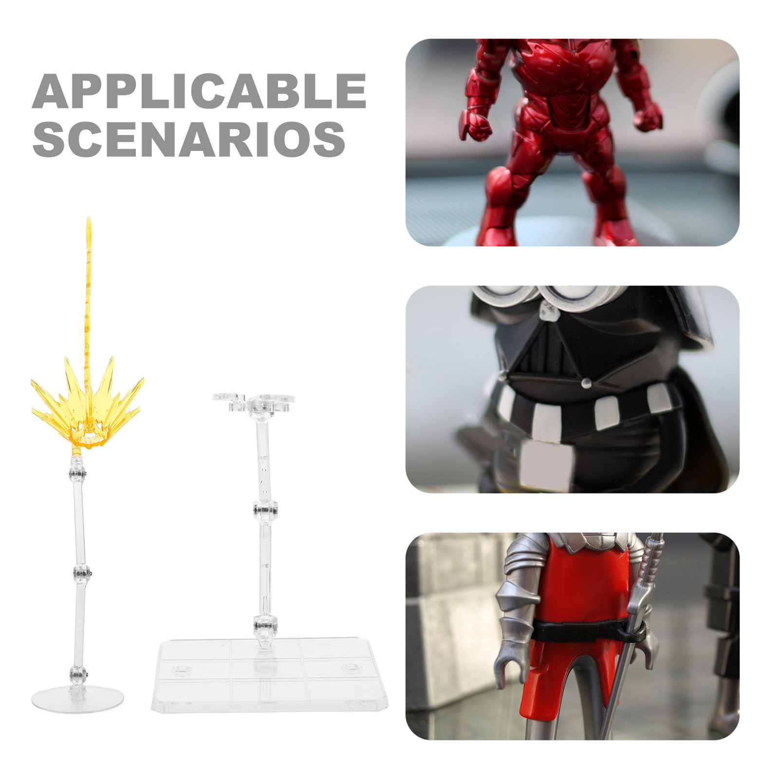 2Pcs Effect Stand Adjustable A - đánh giá và giá Action Figure Stand