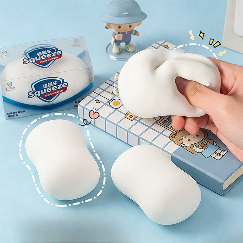 Soft Fake White Soap Squishy S - đánh giá và giá Fidget Cube Original