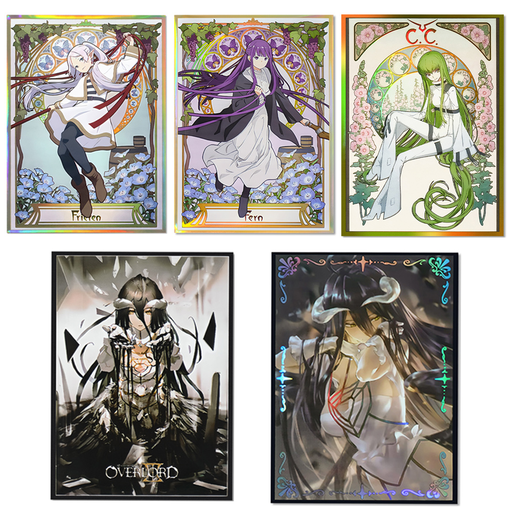 60PCS Standard Size Anime Card - đánh giá và giá Graded Card Display