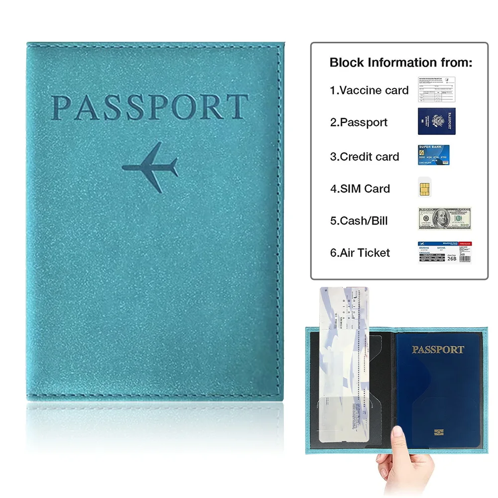Passport Cover Blue Color Pu P - đánh giá và giá Card Top Loader