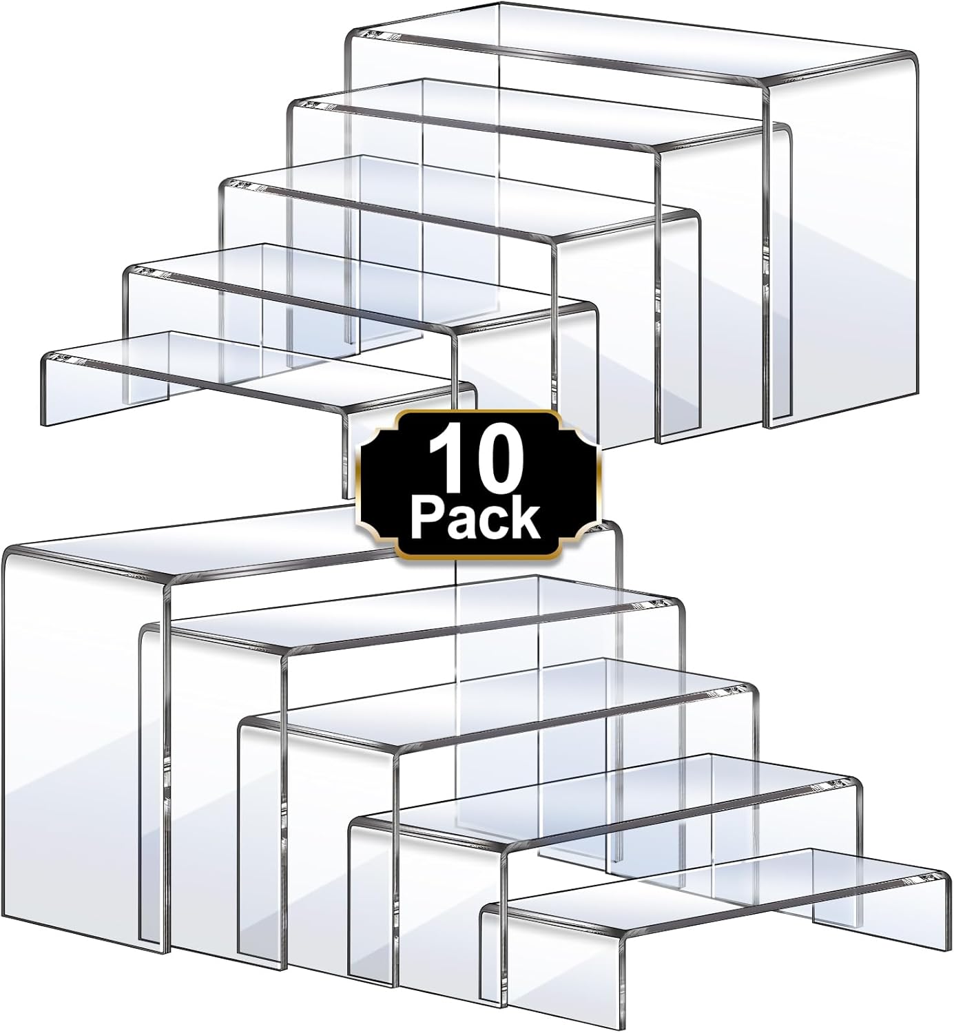 Acrylic Risers 10 Pcs 2 Set Di - đánh giá và giá Display Risers Set