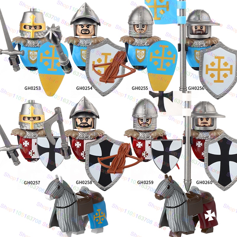 G0128 Moc Medieval Roman Centu - đánh giá và giá Lego Minifigure Holder