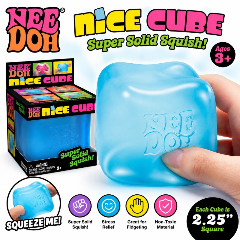 Soft Cube Squishy Toy Stress R - đánh giá và giá Fidget Cube Original