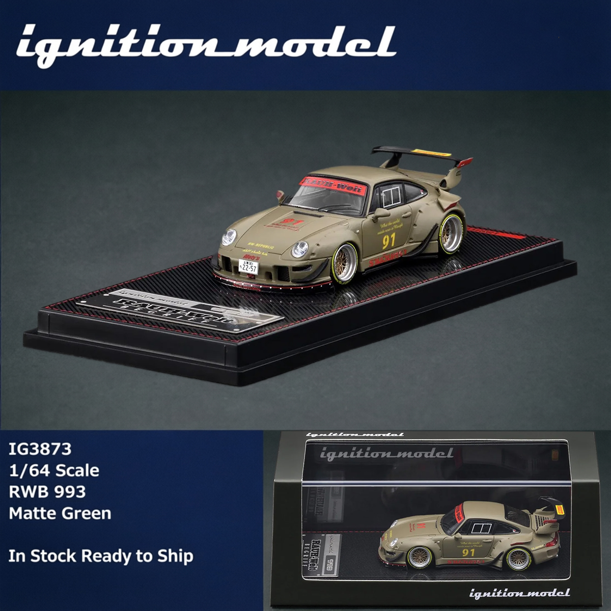 Ignition Model IG3873 1:64 Por - đánh giá và giá Die Cast Car 1 64
