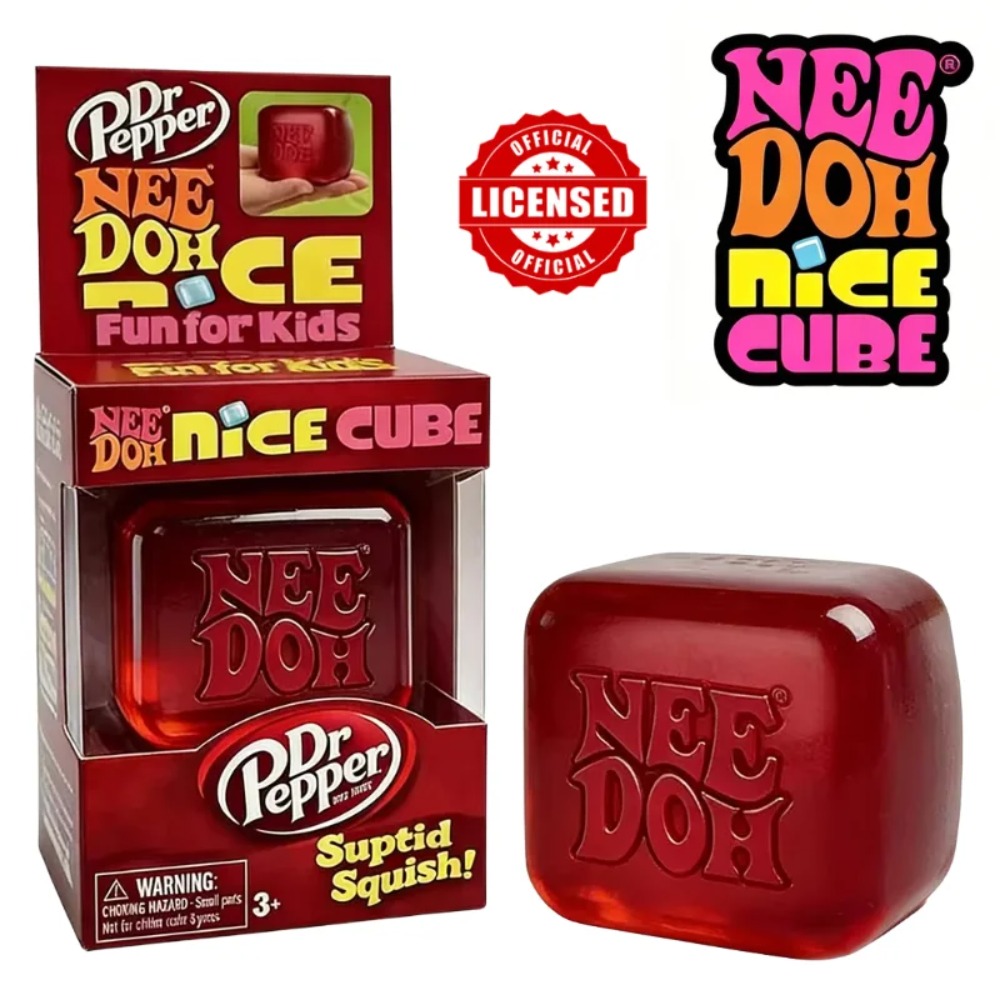 Dr Pepper x NeeDoh Nice Cube S - đánh giá và giá Fidget Cube Original