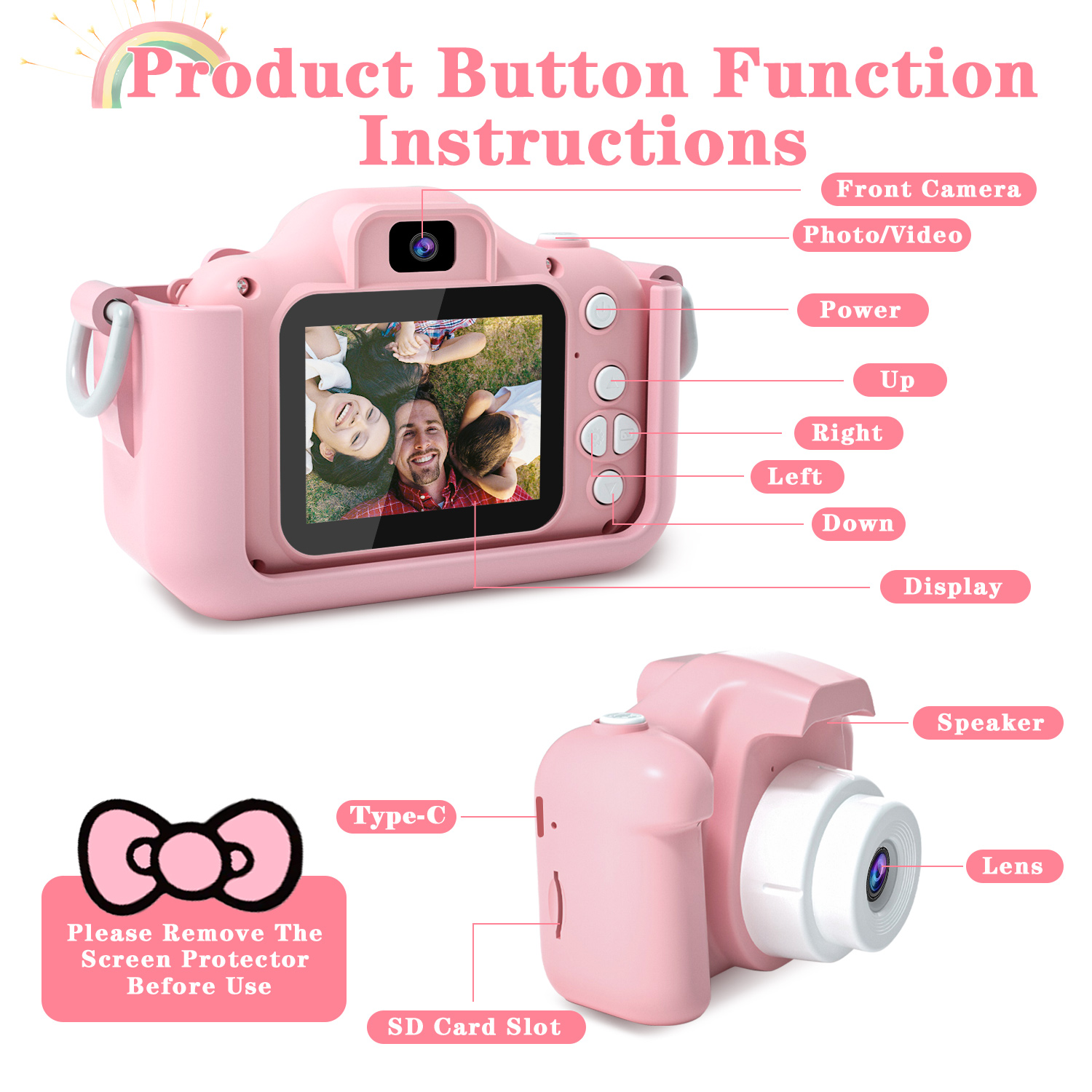 Kids Camera for Girls 1080P HD - đánh giá và giá Graded Card Display