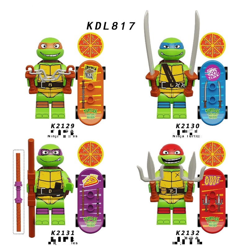 KDL831 cartoon series Teenage  - đánh giá và giá Building Block Mini
