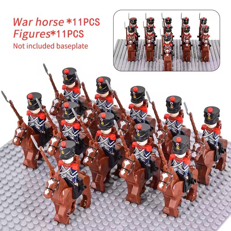 10pcs Napoleonic Wars Military - đánh giá và giá Lego Minifigure Holder