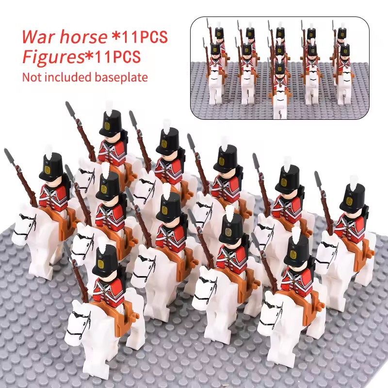 10pcs Napoleonic Wars Military - đánh giá và giá Lego Minifigure Holder